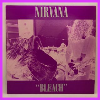 Nirvana ‎bleach Waterfront Records Purple Coloured Vinyl Record Lp 1/300