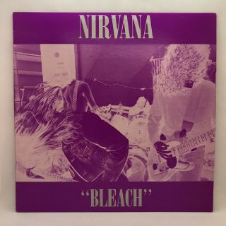 Nirvana ‎Bleach Waterfront Records Purple Coloured Vinyl Record LP 1/300 2