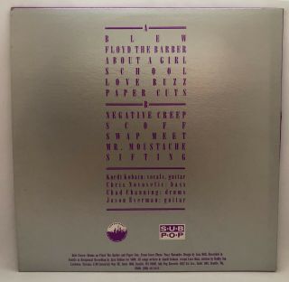 Nirvana ‎Bleach Waterfront Records Purple Coloured Vinyl Record LP 1/300 3