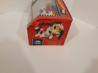 M&Ms At the Movies in 3 - D Limited Edition Candy Dispenser Yellow Red Open Box 4