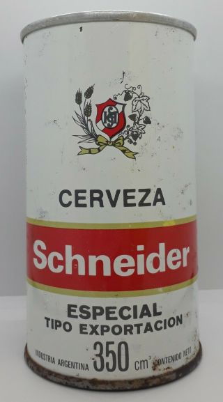 Ococ Beer Can Argentina Rare Schneider Pull Tab South America Bier
