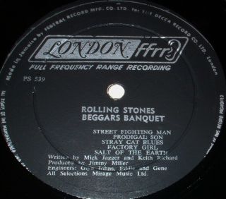 ROLLING STONES Beggars Banquet LP 1968 JAMAICAN LONDON 1st 300 COPIES ONLY 4