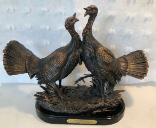 “spring Warriors” National Wild Turkey Federation Sculpture Nwtf Hunting
