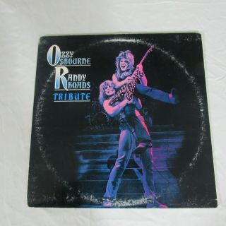 Ozzy Osbourne Randy Rhoads Tribute Lp Vinyl Record 1st Press 1987 2 Records