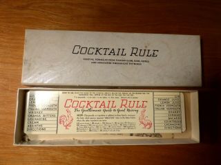 Vintage 1933 Cocktail Rule Drink Recipes & 1934 News Clipping On Drinks
