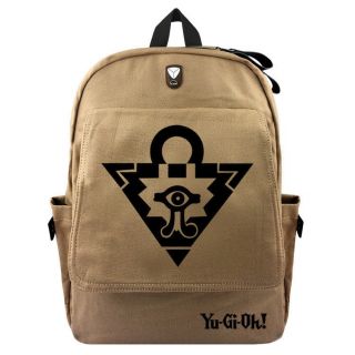 Yu - Gi - Oh Boys Student School Backpack Canvas Bag Teenagers Schoolbag Purse