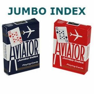 12 Decks Aviator Playing Card 917 Jumbo Poker
