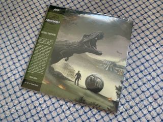 Jurassic World Fallen Kingdom Soundtrack 2xlp Raptor Stripe Vinyl Mondo