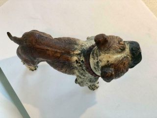English Bulldog Bronze Cold Painted Dog Large 7 x 4 Antique Vienna Makers Mark 11
