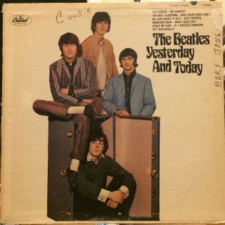 The Beatles Yesterday And Today Lp Capitol T - 2553 Org Mono No Butcher