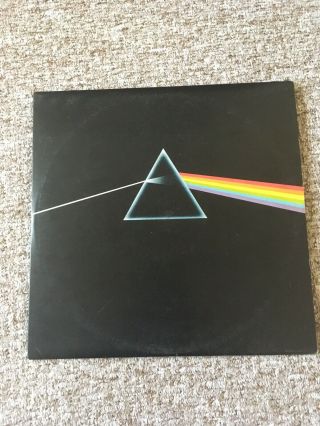 Pink Floyd Dark Side Of The Moon Vinyl 1973 With Posters And Stickers