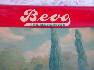 VINTAGE BEVO THE ALL YEAR - ROUND SOFT DRINK BY ANHEUSER - BUSCH TRAY 2