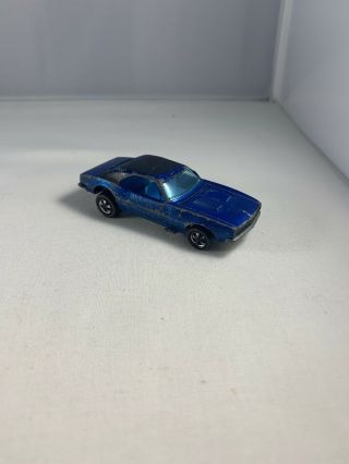 Hot Wheels - Custom Camaro - Redline - Early run blue interior / deep dish 7