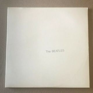 THE BEATLES THE BEATLES WHITE ALBUM 1983 VINYL RE - ISSUE W POSTERS & INSERTS 3