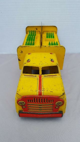 Marx Vintage Tin Toy Delivery Truck Coca Cola