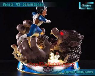 Dragon Ball Z Ucs Studio Saiyan Vegeta Vs Oozaru Gohan Resin 1/4 Gk Statue