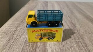 Matchbox Lesney 4 Dodge Stake Truck Origional Box Nib
