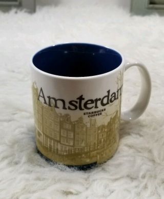 Starbucks Coffee Global Series Icon Mugs Amsterdam Collectors Cup 16oz
