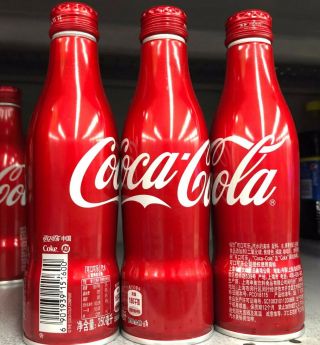 China 2019 Coca Cola Aluminum Bottle Empty