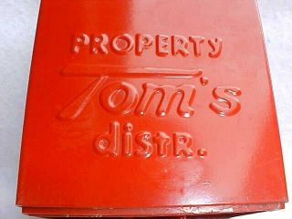 1940 Tom ' s Peanut Coin Honor System Money Box,  Jar Rack,  Lance Gordons 3