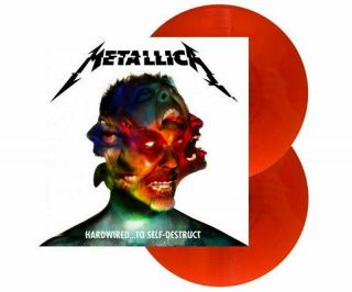 Metallica Hardwired.  To Self - Destruct 2xlp Red Vinyl Blackened