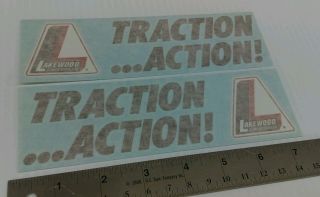Lakewood Traction Action Decals Stickers Grumpy 