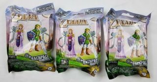 3 Nintendo The Legend Of Zelda Back Pack Buddies Keychains