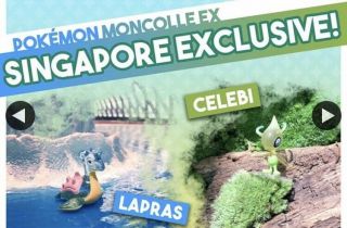 Pokemon Center Moncolle - EX Clear Lapras Celebi Figure Set Singapore Exclusive 5
