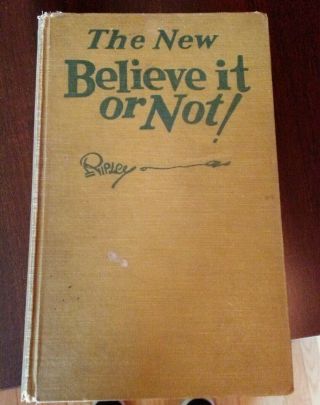 Robert " Believe It Or Not " Ripley - Inscribed Book Signed 1931
