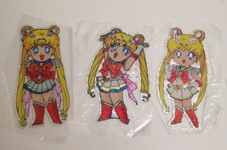 Jumbo Large Sailor Moon Chibi Prism Sticker Set