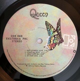 Queen - Self Titled - First Album EKS - 75064 VG,  Ultrasonic 4