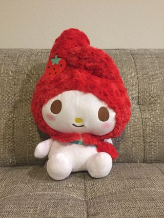 Toreba Sanrio My Melody Strawberry Pouch Plush (authentic & Licensed)