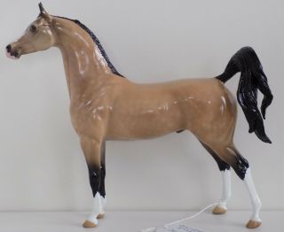 Peter Stone Horse - Optical Eluzcian - Ooak - Dappled Buckskin Arabian