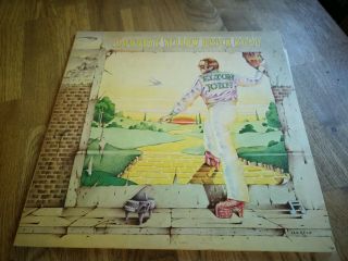Elton John 2x Lp Goodbye Yellow Brick Road Yellow Vinyl Uk Djm 1st Press Nrmint,