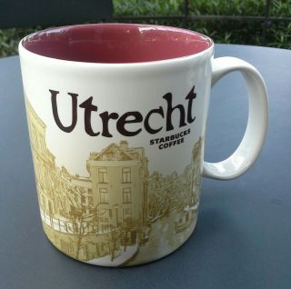Starbucks City Mug 16 Oz Utrecht Discontinued Netherlands