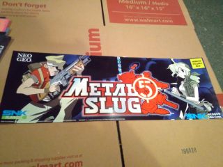 Metal Slug 5 Arcade Marquee 6