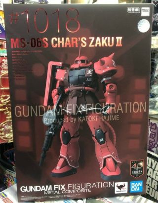 Bandai Chogokin Gundam Fix Figuration Metal Composite Ms - 06s Char 