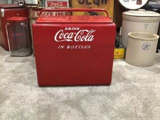 Antique Coca Cola Cavalier Bottle Chest Cooler Bottle Opener Box (w/orig box) 2