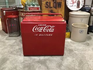 Antique Coca Cola Cavalier Bottle Chest Cooler Bottle Opener Box (w/orig box) 3
