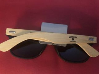Jameson Irish Whisky - Retro  Faux Wood Style Sunglasses