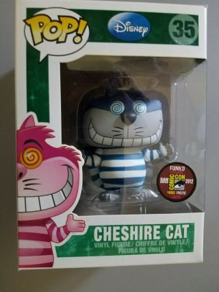 Funko Pop Disney Alice In Wonderland Cheshire Cat 35 Sdcc 2012 Le Nib Box Flaw