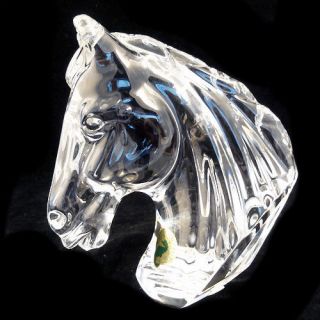 Horse Head 5 " Tall Crystal Ireland Waterford Never