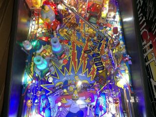 Simpsons Pinball Party Pinball Machine By Stern Coin Op LEDs 10