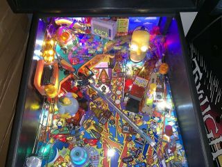 Simpsons Pinball Party Pinball Machine By Stern Coin Op LEDs 11