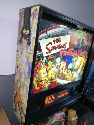 Simpsons Pinball Party Pinball Machine By Stern Coin Op LEDs 2