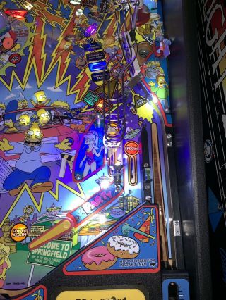 Simpsons Pinball Party Pinball Machine By Stern Coin Op LEDs 8
