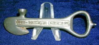 Rare Antique Foss - Schneider Brewing Co.  Cigar Box Knife & Tool Pre Prohibition
