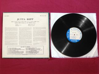 JUTTA HIPP with Zoot Sims ORIG 1956 MONO Blue Note LP BLP 1530 RVG DG 767 Lex 2