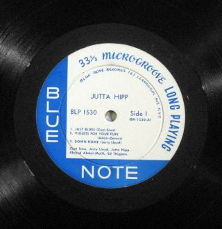 JUTTA HIPP with Zoot Sims ORIG 1956 MONO Blue Note LP BLP 1530 RVG DG 767 Lex 3
