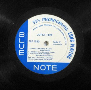 JUTTA HIPP with Zoot Sims ORIG 1956 MONO Blue Note LP BLP 1530 RVG DG 767 Lex 4
